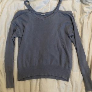 GARAGE cold shoulder sweater